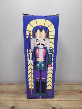 20” Decorative Wooden Nutcracker King Hand Painted